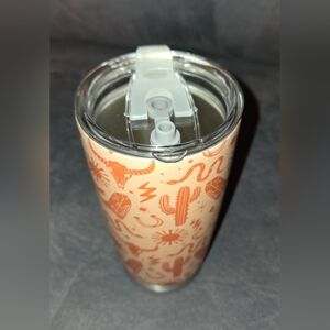 Cactus and Bull Skull Tumbler